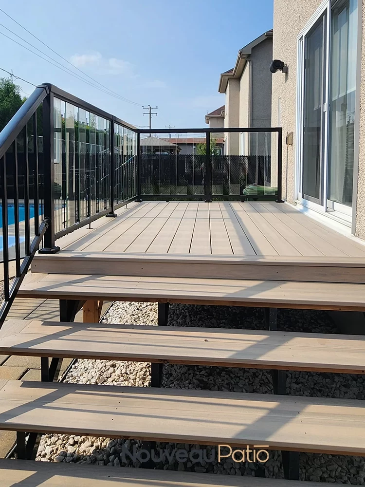 patio composite rampes verre moderne nouveau patio 2 patio composite rampes verre moderne nouveau patio 2
