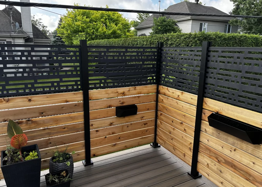 patio composite cedre panneau intimite construction nouveau patio blainville 3